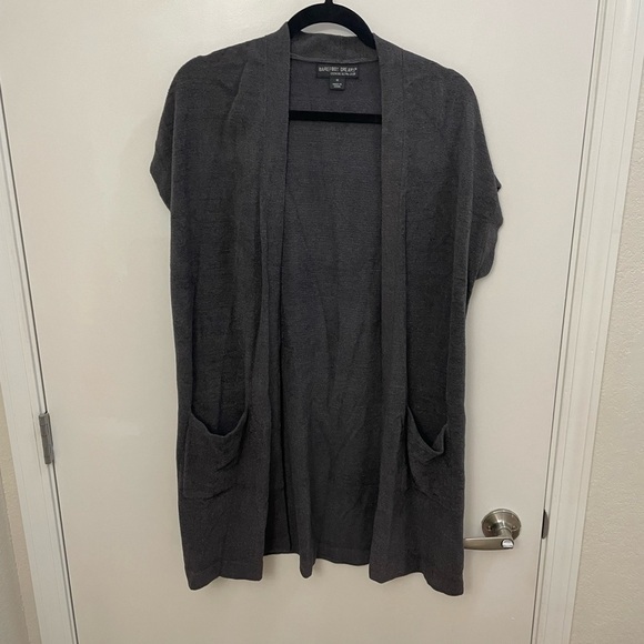 Barefoot Dreams CozyChic Ultra Lite Sleeveless Long Cardi - Picture 3 of 8